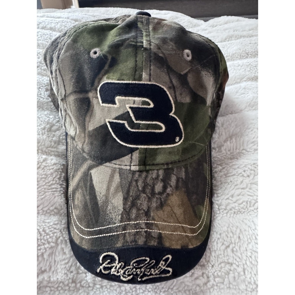 Camouflage Dale Earnhardt OS #3 Low Profile Hat Chase Authentics